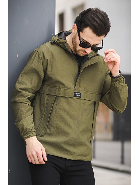 Oksit Bl 677 Cepli Yarım Fermuarlı Suya Dayanıklı Erkek Yağmurluk - S000144353-18547