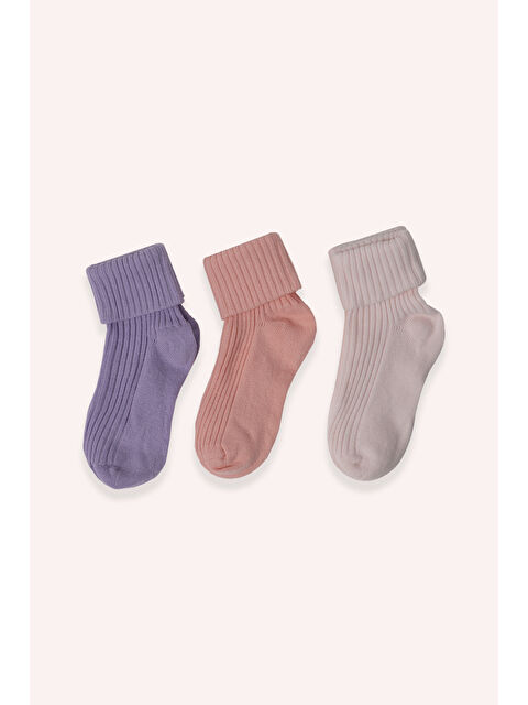 Panço Unisex Kutulu 3'lü Çorap - S000514193-23173