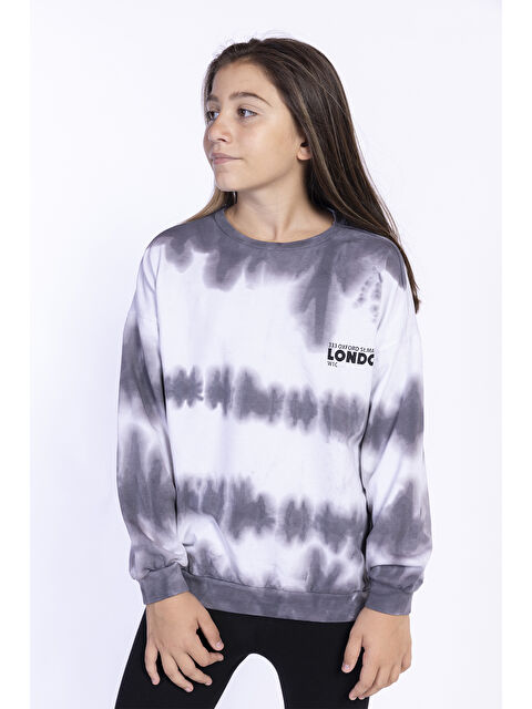 Toontoykids Kız Çocuk Batik Desenli Sweatshirt - S000274281-19351