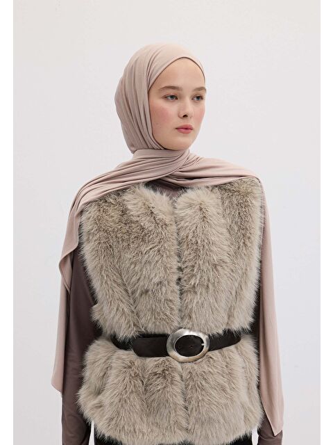 Fresh Scarfs Bambu Penye Şal Vıntage Rose - S000420294-20024