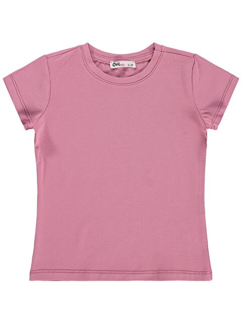 Civil Girls Basic 2-5 Yaş Tişört - Pembe