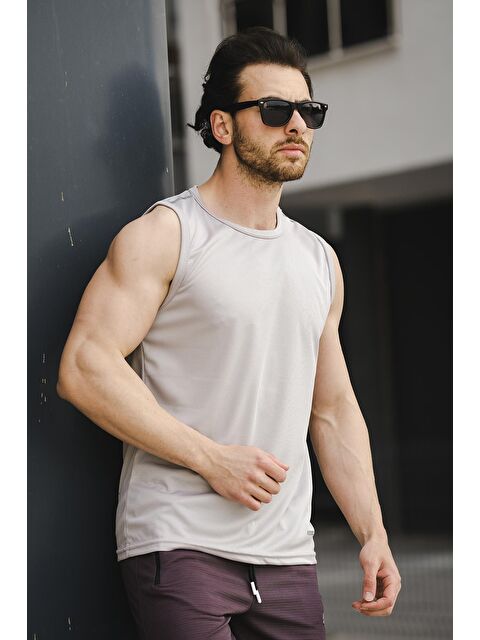 Oksit Mozi Mikro Polyester Slim Fit Performans Antrenman Sporcu Erkek Atlet - S000181269-20600