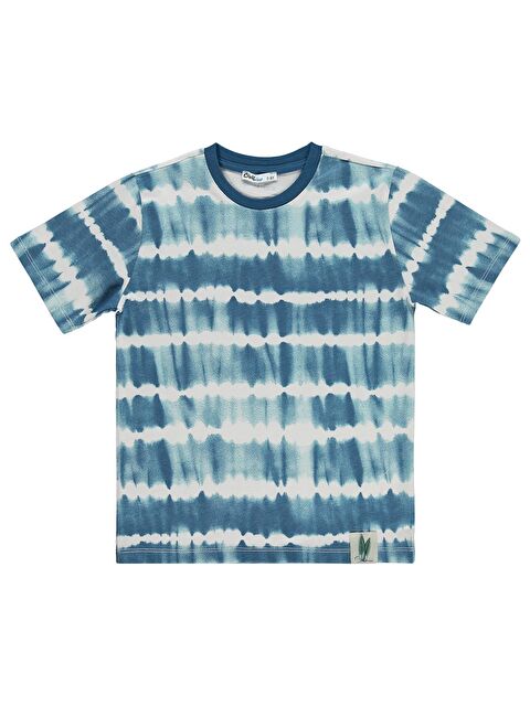 Civil Boys Batik Desenli 6-9 Yaş Tişört - Yeşil