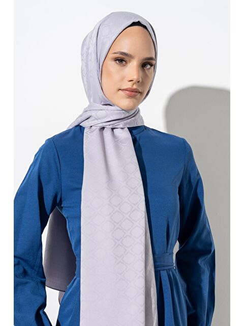 Jawel Kadın Geometrik Desen Jakarlı Şal - S000374407-17308