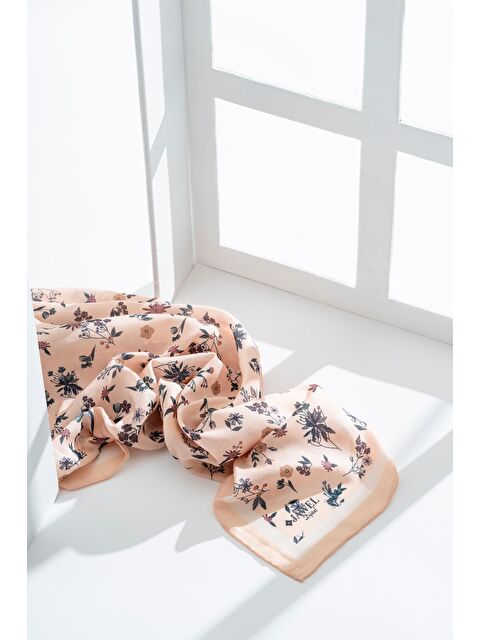 Jawel Kadın Digital Baskılı Çiçek Desen Soft Eşarp - S000374404-2373