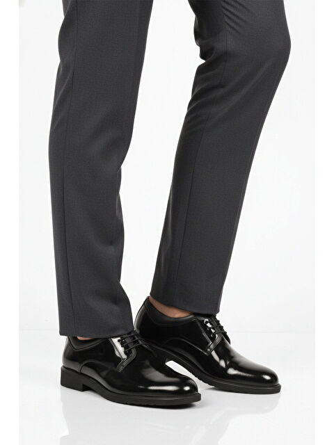 Ayakmod Siyah Rugan Hakiki Deri Erkek Casual Ayakkabı 023 M - S000508687-37444