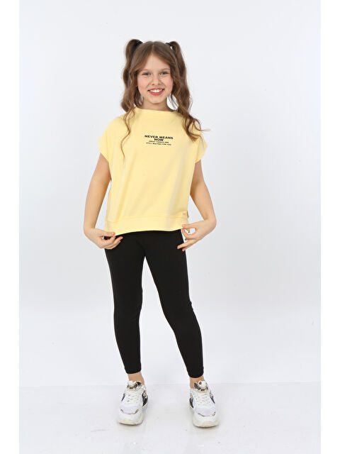 Toontoykids Kız Çocuk Never Means Now Baskılı Tişört - S000361667-20072