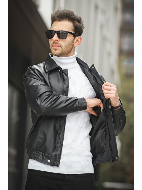 Oksit Basic  Erkek  Deri Ceket - S000293262-19351