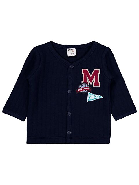 Civil Baby M Nakışlı 1-9 Ay Pijama Takımı - Lacivert 1-3 Ay - S000485208-29672