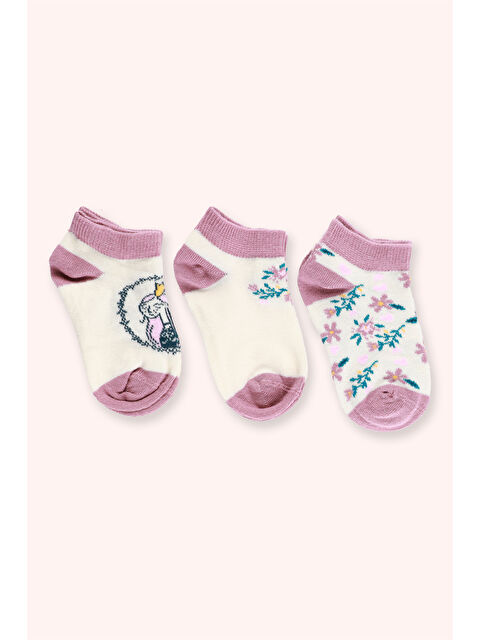 Panço Kız Çocuk 3'lü Patik Çorap Seti - S000514201-23173