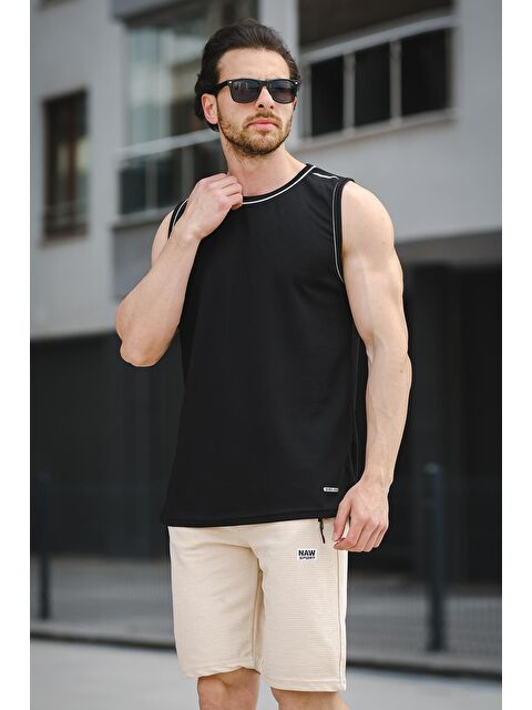 Oksit Mozi Mikro Polyester Slim Fit Performans Antrenman Sporcu Erkek Atlet - S000181269-19351