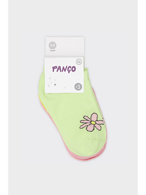 Panço Kız Çocuk Desenli Patik  Çorap Set - S000509224-23173