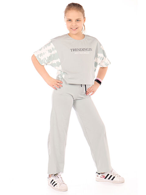 Toontoykids Kız Çocuk Trendingin MyWord Baskılı Eşofman Takım - S000359698-526