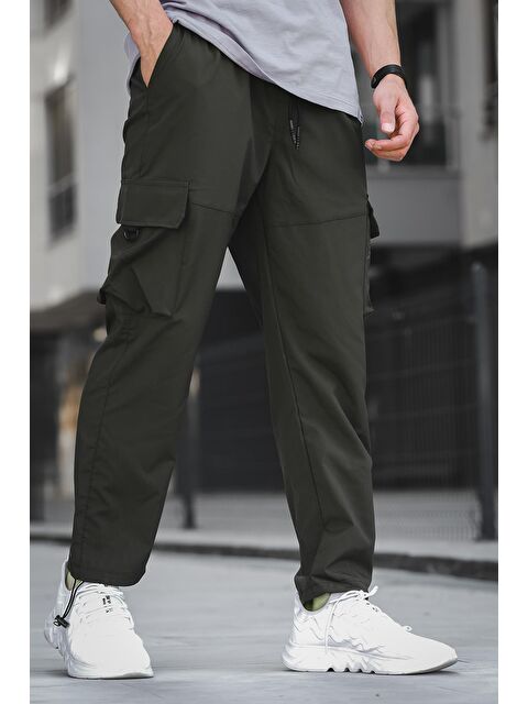 Oksit Tiziano Kort Paraşüt Düz İpli Paça Kargo Cepli Erkek Eşofman Alt - S000124649-18547