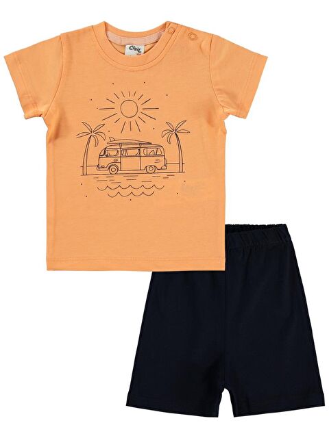 Civil Baby Karavan Baskılı 6-18 Ay Takım - S000466352-17605