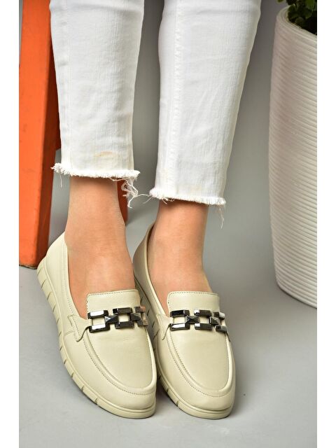 Fox Shoes P5550811 Bej Kadın Ayakkabı - S000152193-19928