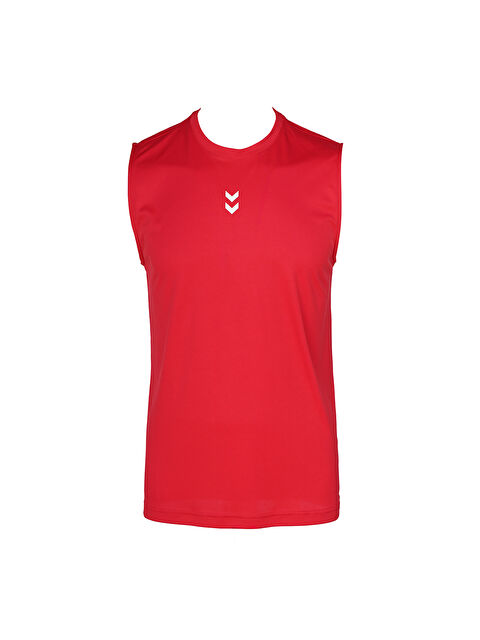Hummel Somero Erkek Kırmızı Yuvarlak Yaka Atlet - S000519276-20045
