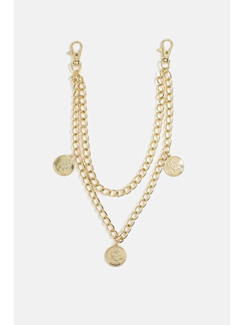 New Obsessions Join Madalyon Sallantılı Gold Zincir Kemer Pantalon Aksesuarı - S000167010-20076