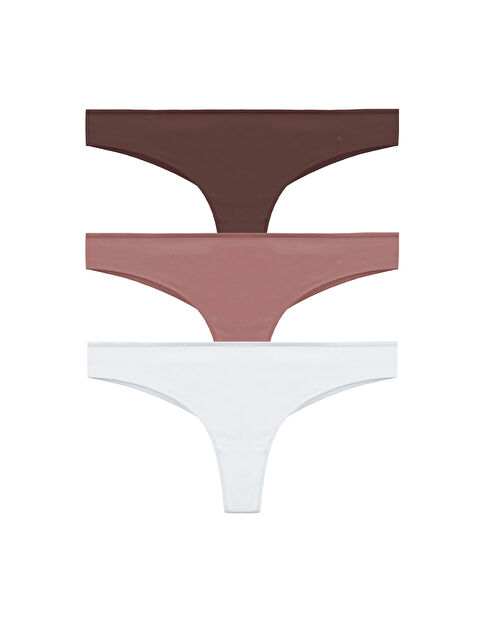 Koza İç Giyim Kadın Pamuklu 3'lü Brazilian Külot - S000490392-37315