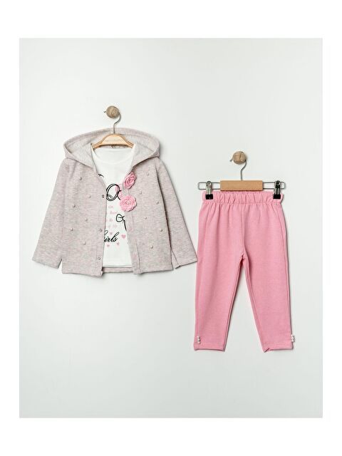 Kidex's %100 Pamuklu Ekose Kumaş Bebek Üçlü Takım