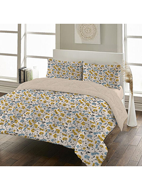 Evmila Çift Kişilik 200x220 Cm Wellsoft Çift Taraflı Silikon Yorgan Ve Uyku Seti - S000285964-23173