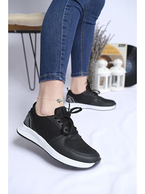 Oksit Laya Fileli Hafif Rahat Taban Kadın Sneaker - S000131431-3460