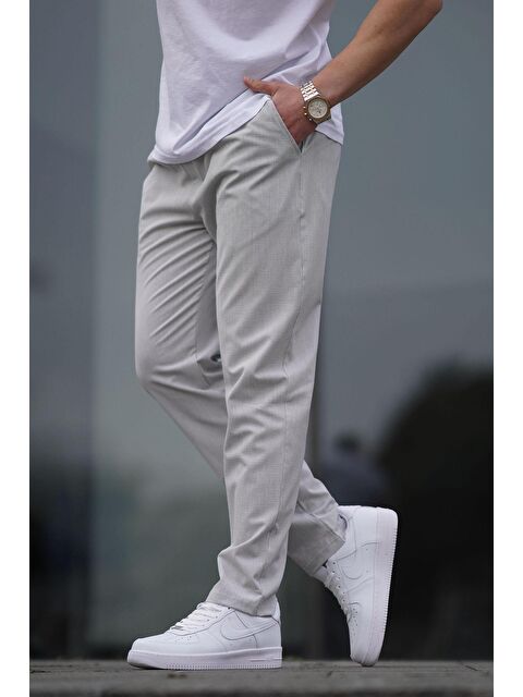 Madmext Gri Düz Paça Erkek Pantolon 06530 - S000436668-20600