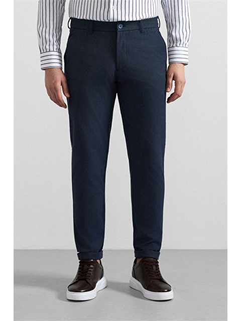 Süvari Lacivert Slim Jogger Pantolon