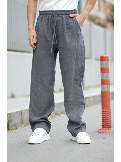 Madmext Füme %100 Pamuklu Rahat Kesim Erkek Pantolon E6562 - S000436667-33408