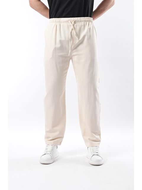 Madmext Bej Fit Kesim Erkek %100 Pamuk Pantolon E6558 - S000436655-19928