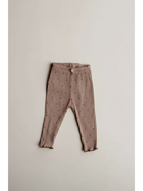 Oh La La Koala For Little Ones Spot Desenli Kız Bebek Paça Fırfırlı Tayt