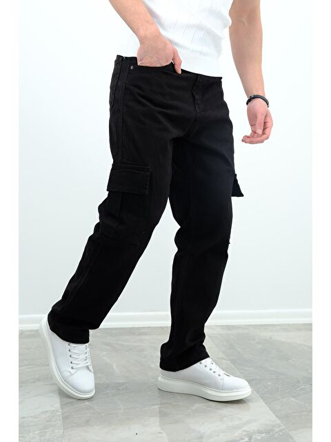 Oksit Cio 1250 Komando Baggy Fit  jean  Kargo Pantolon - S000144344-19351