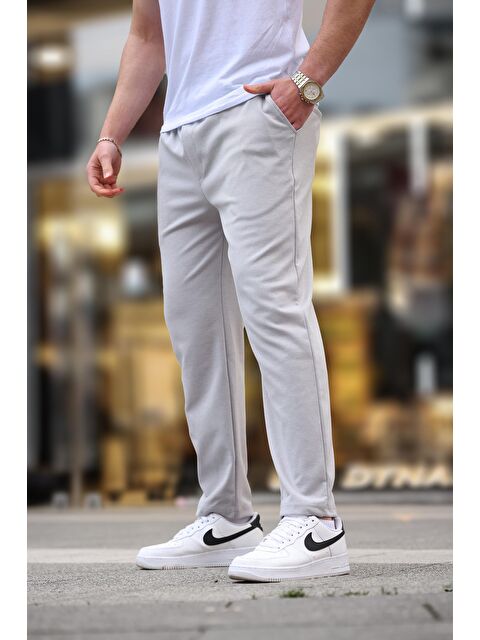 Madmext Gri Düz Paça Erkek Pantolon E6556 - S000436656-20600