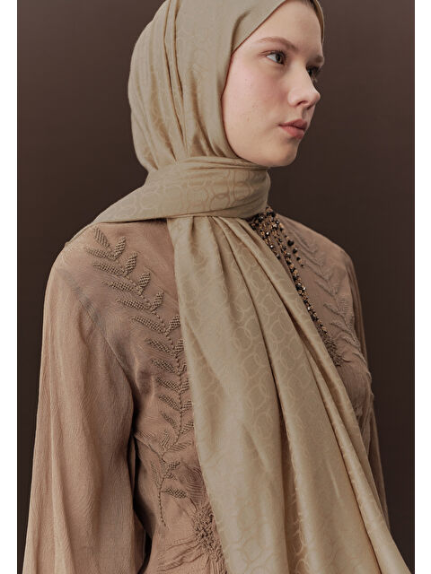 Fresh Scarfs Premıum Yünlü Düz Şal Nude - S000420395-26411