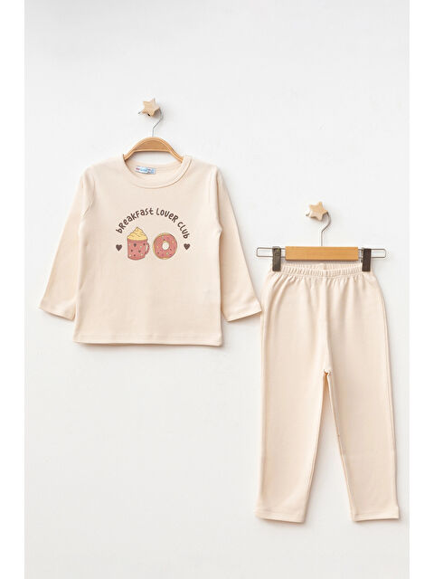 Myhanne Donut Baskılı Uzun Kol Pijama Takımı 74168 - S000338263-19965