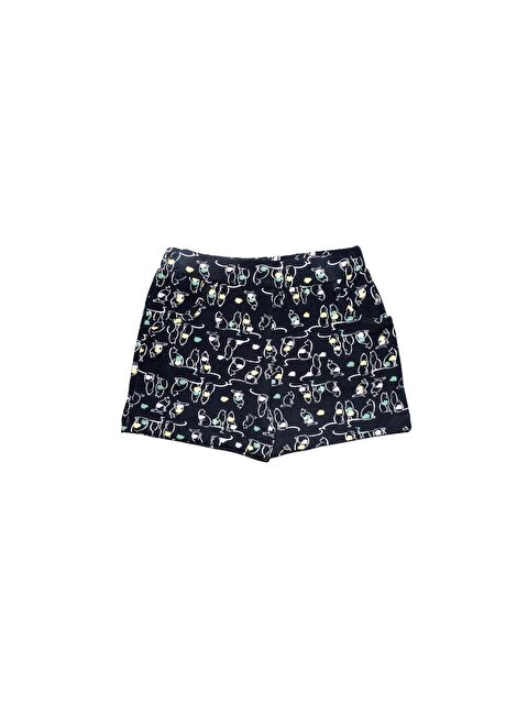 Lovetti Kız Çocuk Friendly Cats Desen Cepli Şort - S000337082-23173