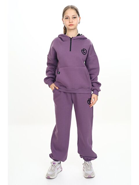 Toontoykids Kız Çocuk Kapüşonlu Eşofman Takım - S000359699-29334