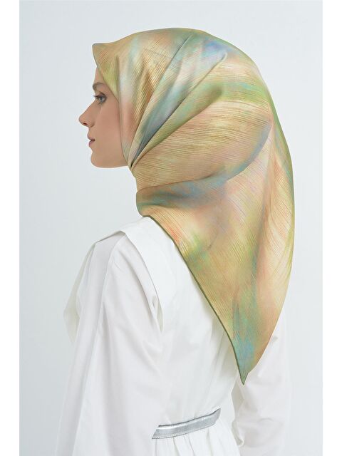 ARMİNE Saf İpek Twill Eşarp 9513D 07 - S000505026-23173