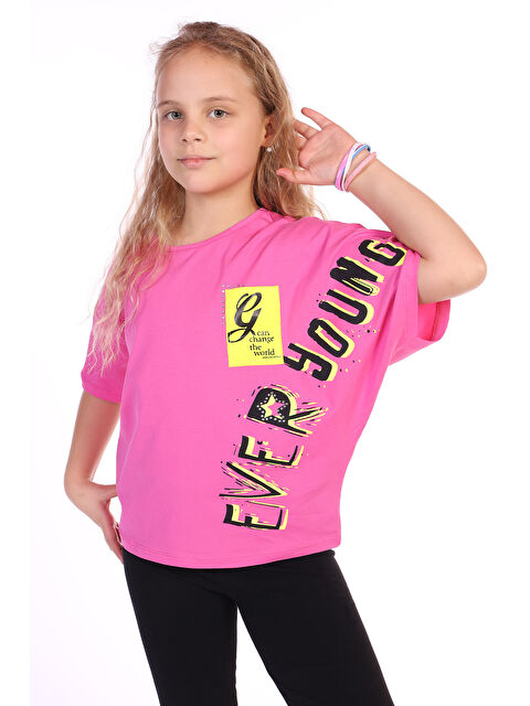 Toontoykids Kız Çocuk Ever Young Baskılı Tişört - S000359697-18686