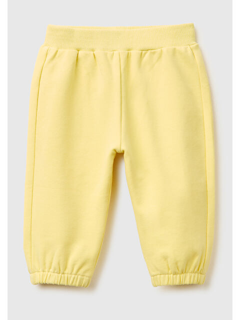 United Colors Of Benetton Bebek Sarı Kulak Aplikeli Ribanalı Eşofman Altı - S000521722-20072