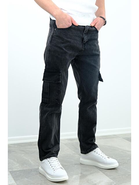 Oksit Cio 1250 Komando Baggy Fit  jean Kargo Pantolon - S000144344-33408