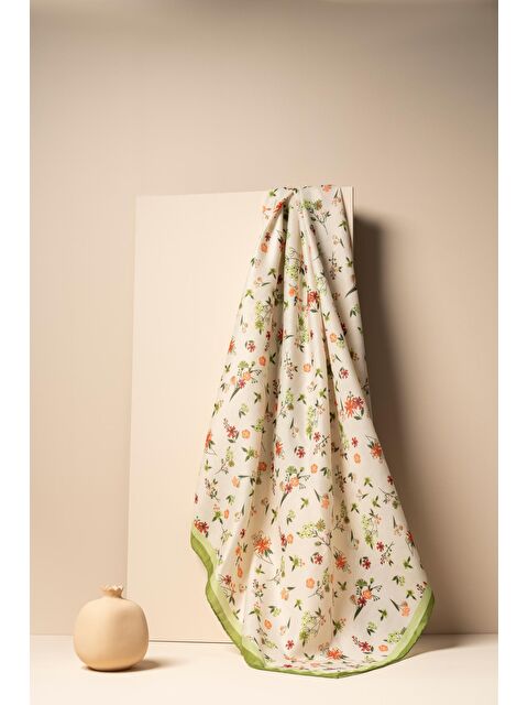 Jawel Kadın Digital Baskılı Çiçek Desen Soft Eşarp - S000374404-18194