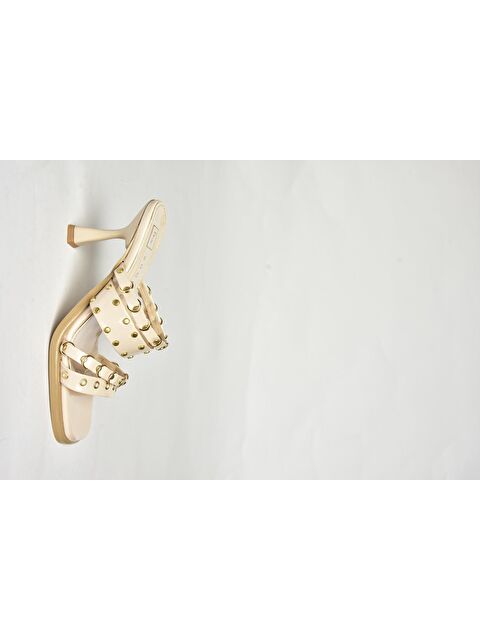 Fox Shoes Bej Kadın Topuklu Ayakkabı U5182804 - S000400937-19928