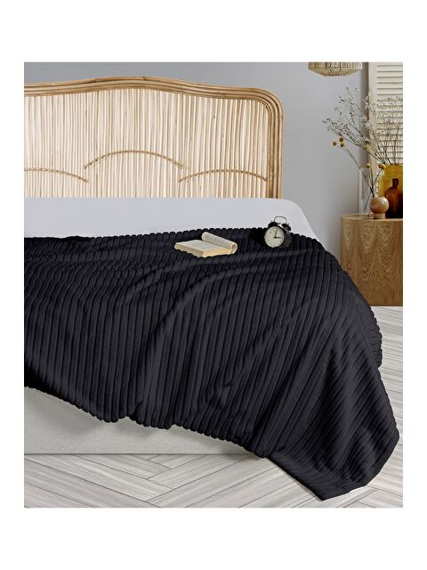 Dolce Bonita Home Wellsoft Fitilli Battaniye 150x220 Antrasit - S000492777-29666