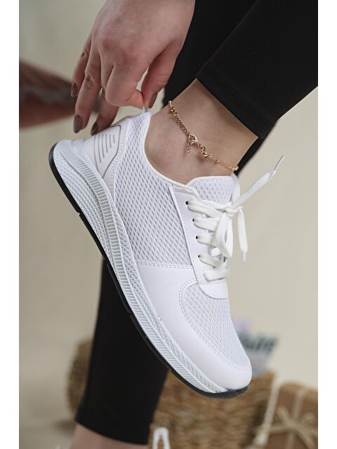 Oksit Laya Fileli Hafif Rahat Taban Kadın Sneaker - S000131431-20063