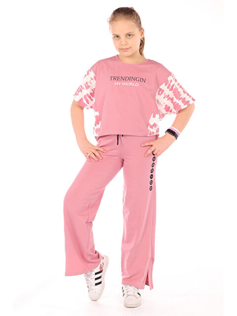 Toontoykids Kız Çocuk Trendingin MyWord Baskılı Eşofman Takım - S000359698-20028