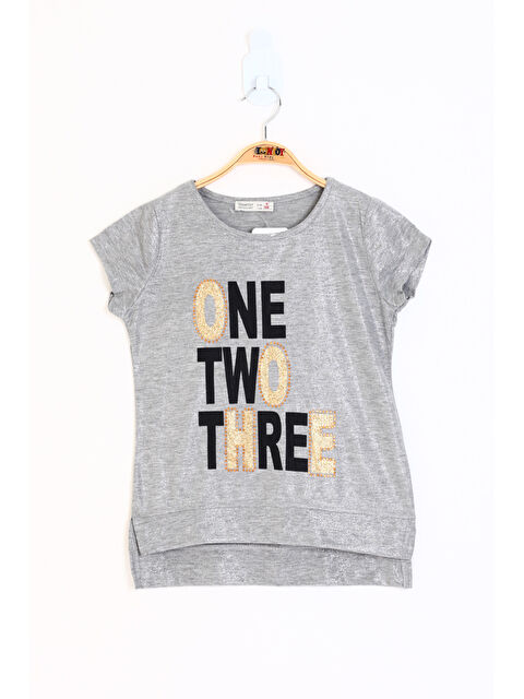 Toontoykids Kız Çocuk Sim Detaylı Baskılı Tişört - S000359700-20600