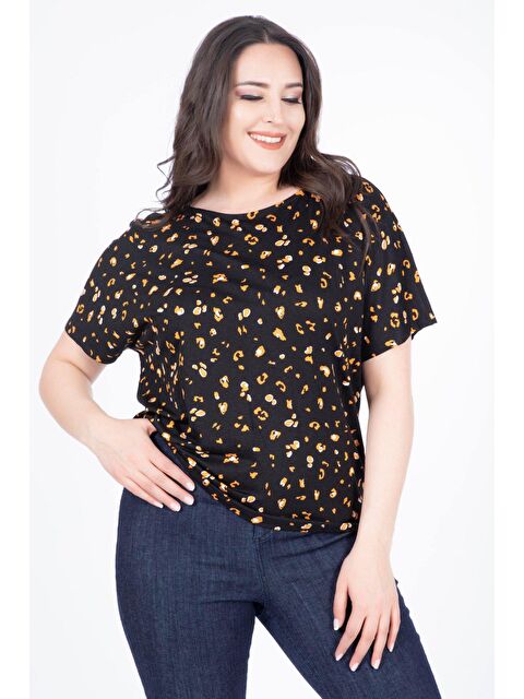 Mylinemoda Düşük Kol Rahat Tişört - S000239118-19351