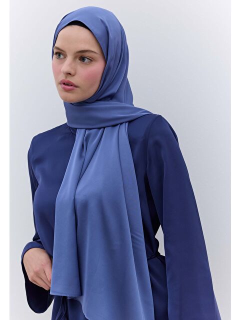 Fresh Scarfs İpeksi Elegance Şal İndigo - S000420342-23093