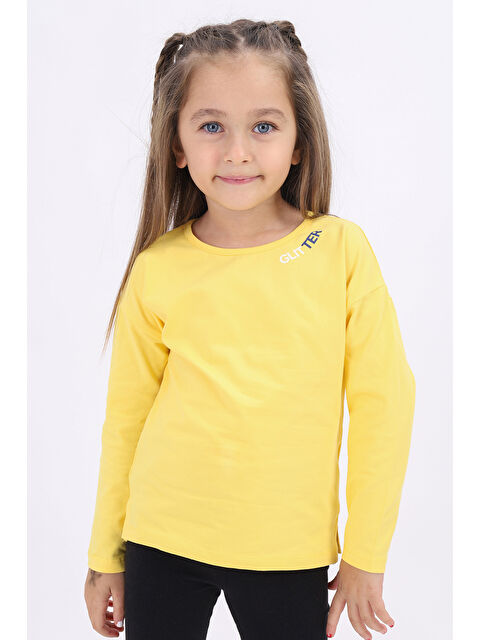 Toontoykids Kız Çocuk Baskılı Tişört